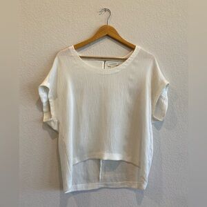 Club Monaco - Size M - White Flow Top